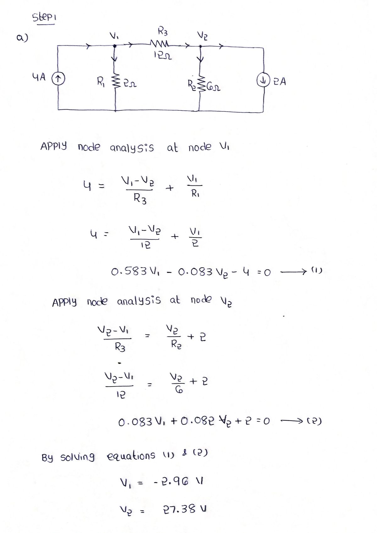 Electrical Engineering homework question answer, step 1, image 1